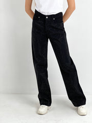 Gaiia Straight Jeans With Rhinestone
