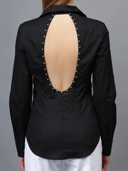 Gaiia Solid Colour Basic Full Sleeves Shirt