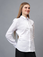 Gaiia Solid Colour Basic Full Sleeves Shirt