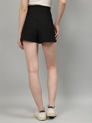 Gaiia Solid Colour Skorts With Embellished Pockets
