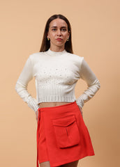 Gaiia Solid Colour Skorts With Single Pocket