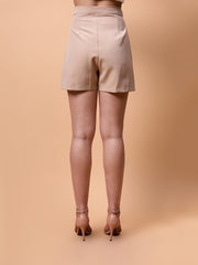 Gaiia Pleated Skirt With Chain