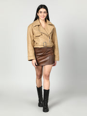 Gaiia Women Solid Colour Mount Jacket