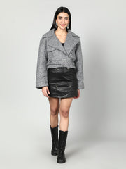 Gaiia Women Solid Colour Mount Jacket