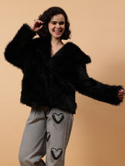 Gaiia Cosy Faux Fur Jacket