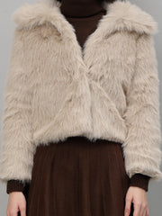 Gaiia Cosy Fur Cropped Jacket