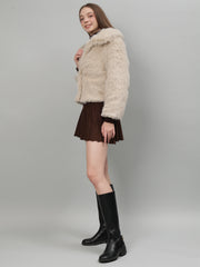 Gaiia Cosy Fur Cropped Jacket