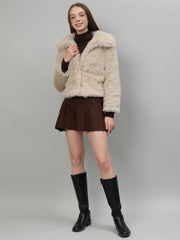 Gaiia Cosy Fur Cropped Jacket