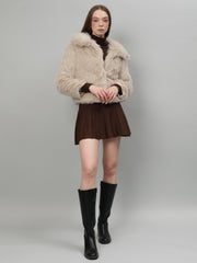 Gaiia Cosy Fur Cropped Jacket