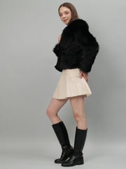Gaiia Cosy Fur Cropped Jacket