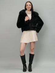 Gaiia Cosy Fur Cropped Jacket