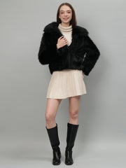 Gaiia Cosy Fur Cropped Jacket