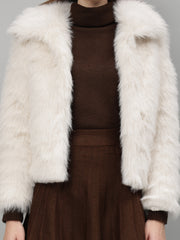 Gaiia Cosy Fur Cropped Jacket