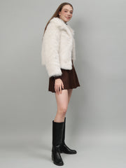 Gaiia Cosy Fur Cropped Jacket
