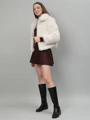 Gaiia Cosy Fur Cropped Jacket
