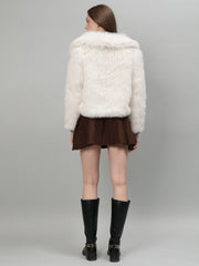 Gaiia Cosy Fur Cropped Jacket