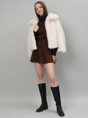 Gaiia Cosy Fur Cropped Jacket