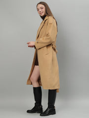 Gaiia Solid Colour Single Breasted Coat