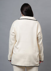 Gaiia Fall Winter Collared Neck Co-Ord Set