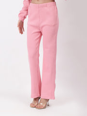 Gaiia Full Sleeves Solid Zipper Co-Ord Set