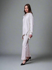 Gaiia Full Sleeves Solid Zipper Co-Ord Set