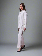 Gaiia Full Sleeves Solid Zipper Co-Ord Set