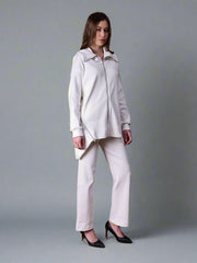 Gaiia Full Sleeves Solid Zipper Co-Ord Set