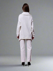 Gaiia Full Sleeves Solid Zipper Co-Ord Set