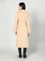 Gaiia Single Breasted Solid Colour Zipper Coat