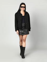 Gaiia Women Woolen Fluffy Jacket