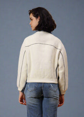 Gaiia Angora Denim Shacket