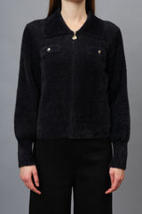 Gaiia Women Woolen Zipper Cardigan