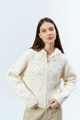 Gaiia Women Winter Embellished Hoodie