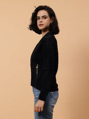 Gaiia Women Stylish Winter Warm Fur Jacket