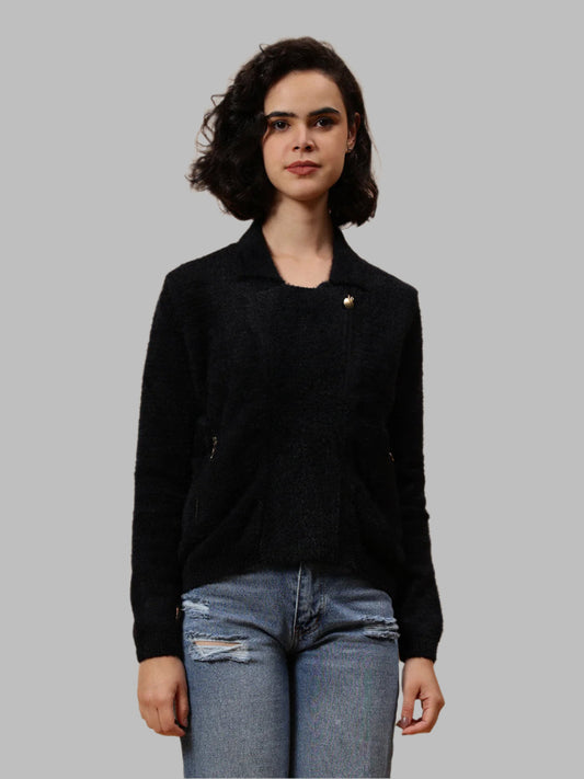 Gaiia Women Stylish Winter Warm Fur Jacket