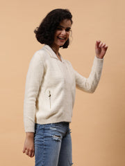 Gaiia Women Stylish Winter Warm Fur Jacket