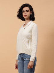 Gaiia Women Stylish Winter Warm Fur Jacket