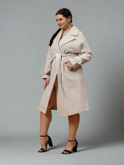 Gaiia Women Woolen Winter Double Breasted Coat