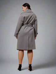 Gaiia Women Woolen Winter Double Breasted Coat