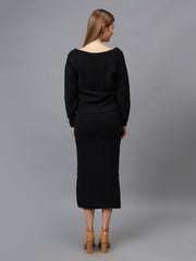 Gaiia Self Shimmer Skirt Co-Ord Set