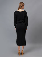 Gaiia Self Shimmer Skirt Co-Ord Set