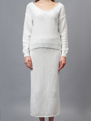 Gaiia Self Shimmer Skirt Co-Ord Set