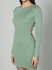 Gaiia Women Solid Bodycon Dress - White