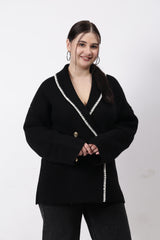 Gaiia Women Oversized Short Coat