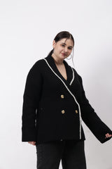 Gaiia Women Oversized Short Coat