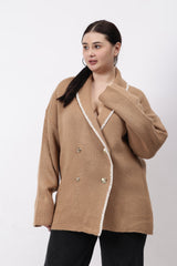 Gaiia Women Oversized Short Coat
