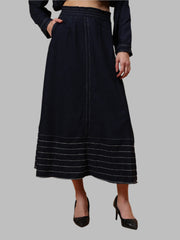 Gaiia Denim Jacket And Skirt Co-Ord Set - Blue