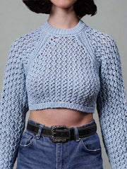 Gaiia Knit Sweater With Open Back