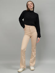 Gaiia Solid Colour High Neck Pullover
