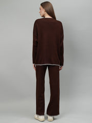 Gaiia New Round Neck Pocket Pattern Co-Ord Set